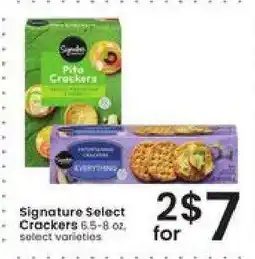 Albertsons Signature Select Crackers offer