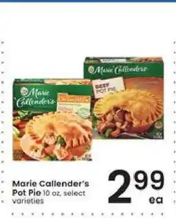 Albertsons Marie Callender's Pot Pie offer