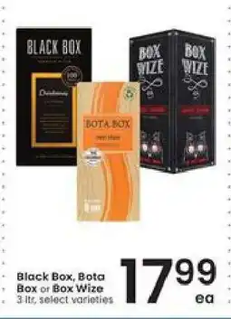 Albertsons Black Box, Bota Box or Box Wize offer