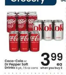 Albertsons Coca-Cola or Dr Pepper Soft Drinks offer