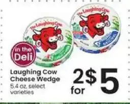 Albertsons Laughing Cow Cheese Wedge offer
