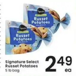 Albertsons Signature Select Russet Potatoes offer
