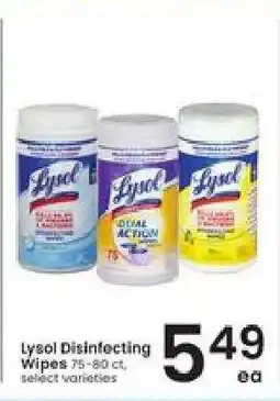 Albertsons Lysol Disinfecting Wipes offer