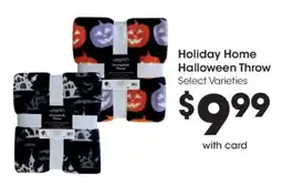 Kroger Holiday Home Halloween Throw offer