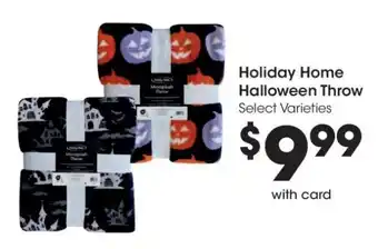 Kroger Holiday Home Halloween Throw offer