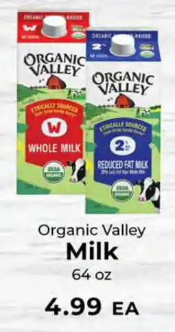Sunset Foods Organic Valley Milk offer