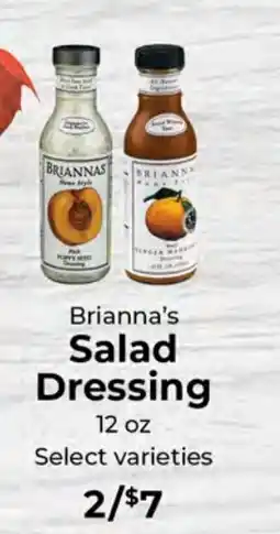 Sunset Foods Brianna's Salad Dressing offer