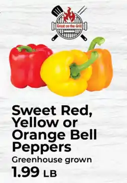 Sunset Foods Sweet Red, Yellow or Orange Bell Peppers offer