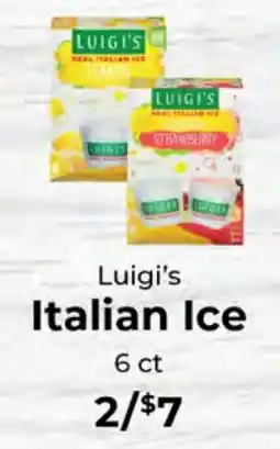 Sunset Foods Luigi's Italian Ice offer