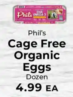 Sunset Foods Phil's cage free organic eggs offer