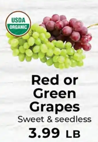 Sunset Foods Red or Green Grapes offer