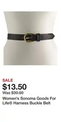 Kohl's Women's Sonoma Goods For Life Harness Buckle Belt offer
