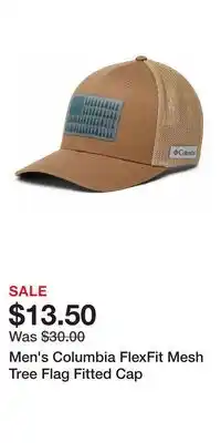 Kohl's Men's Columbia FlexFit Mesh Tree Flag Fitted Cap offer