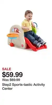 Kohl's Step2 Sports-tastic Activity Center offer
