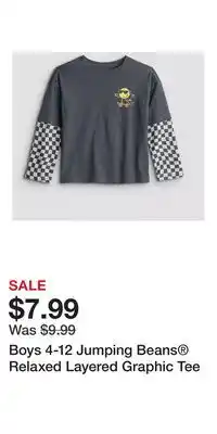 Kohl's Boys 4-12 Jumping Beans Relaxed Layered Graphic Tee offer