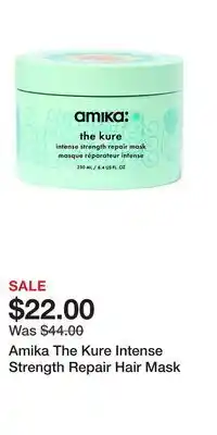 Kohl's Amika The Kure Intense Strength Repair Hair Mask offer
