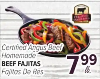 Cermak Fresh Market Certified Angus Beef Homemade BEEF FAJITAS offer