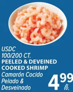 Cermak Fresh Market USDC 100/200 CT. PEELED & DEVEINED COOKED SHRIMP offer