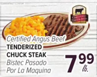 Cermak Fresh Market Certified Angus Beef TENDERIZED CHUCK STEAK offer