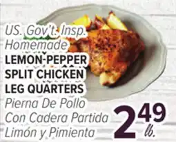 Cermak Fresh Market LEMON PEPPER SPLIT CHICKEN LEG QUARTERS offer