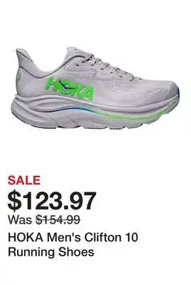 Dick's Sporting Goods HOKA Men's Clifton 10 Running Shoes offer