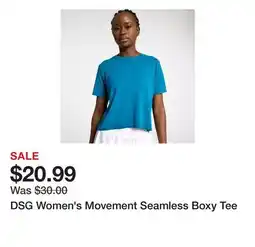 Dick's Sporting Goods DSG Women's Movement Seamless Boxy Tee offer