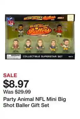 Dick's Sporting Goods Party Animal NFL Mini Big Shot Baller Gift Set offer