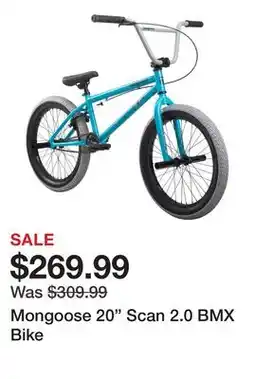 Dick's Sporting Goods Mongoose 20 Scan 2.0 BMX Bike offer
