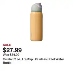 Dick's Sporting Goods Owala 32 oz. FreeSip Stainless Steel Water Bottle offer