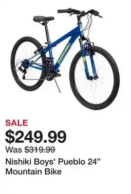 Dick's Sporting Goods Nishiki Boys' Pueblo 24 Mountain Bike offer