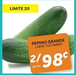 El Paso Grande PEPINO GRANDE offer
