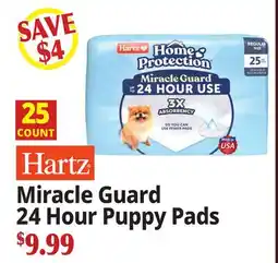 Ocean State Job Lot Miracle Guard 24 Hour Puppy Pads offer