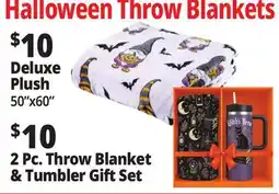 Ocean State Job Lot Halloween Throw Blankets offer