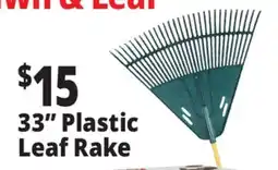 Ocean State Job Lot 33 Plastic Leaf Rake with Foam Grip Handle offer