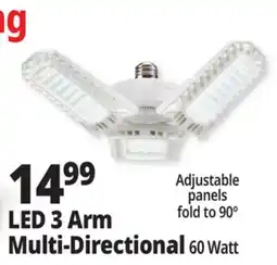 Ocean State Job Lot Bright Living 8-Panel LED Garage Light offer