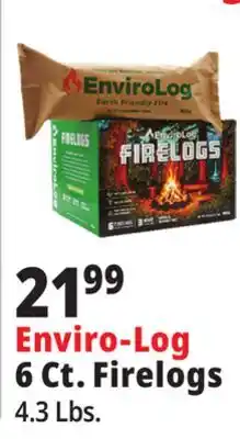 Ocean State Job Lot Enviro-Log Earth Friendly Fire Logs 6 Count offer