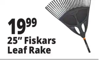 Ocean State Job Lot 25 Fiskars Leaf Rake offer