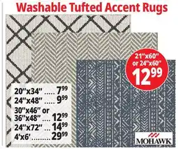 Ocean State Job Lot Washable Tufted Accent Rugs offer