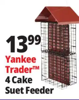 Ocean State Job Lot Yankee Trader 4 Cake Suet Feeder offer