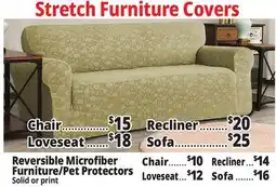 Ocean State Job Lot Stretch Furniture Covers offer