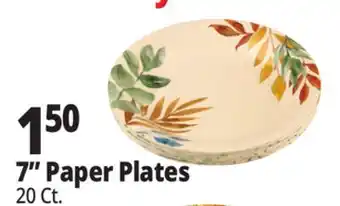 Ocean State Job Lot 7 Paper Plates offer