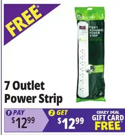 Ocean State Job Lot 7 Outlet Power Strip offer