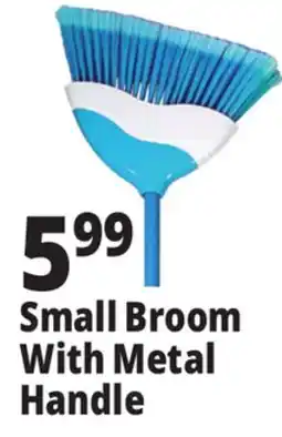 Ocean State Job Lot Small Broom With Metal Handle offer