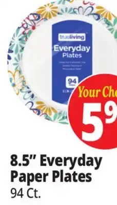 Ocean State Job Lot True Living Everyday Paper Plates 94 ct 8.5 offer