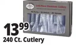Ocean State Job Lot Smith & Callahan 240-Piece Premium Cutlery Clear offer