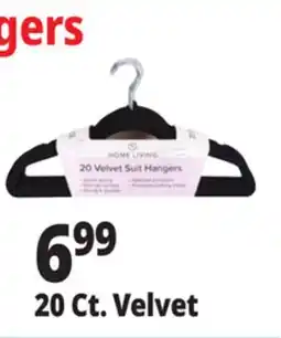 Ocean State Job Lot HomeLiving Velvet Suit Hangers 20 Count offer