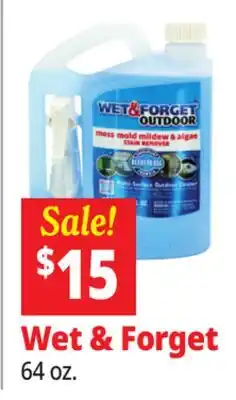 Ocean State Job Lot Wet & Forget Outdoor Moss Mold Mildew & Algae Stain Remover 64 fl. oz offer