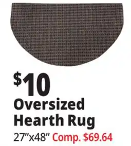 Ocean State Job Lot Oversized Hearth Rug 27 x 48 offer