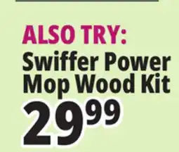 Ocean State Job Lot Swiffer Power Mop for Wood Floor Cleaning Kit 6 Piece offer