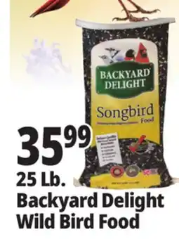 Ocean State Job Lot Backyard Delight Wild Bird Food offer